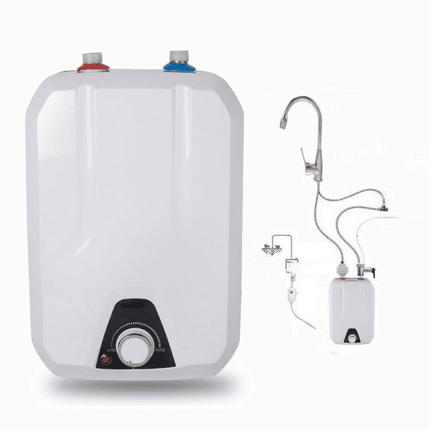 110V 8L Electric Tankless Hot Water Heater Kitchen Bathroom Home 55-75℃ US NO.1